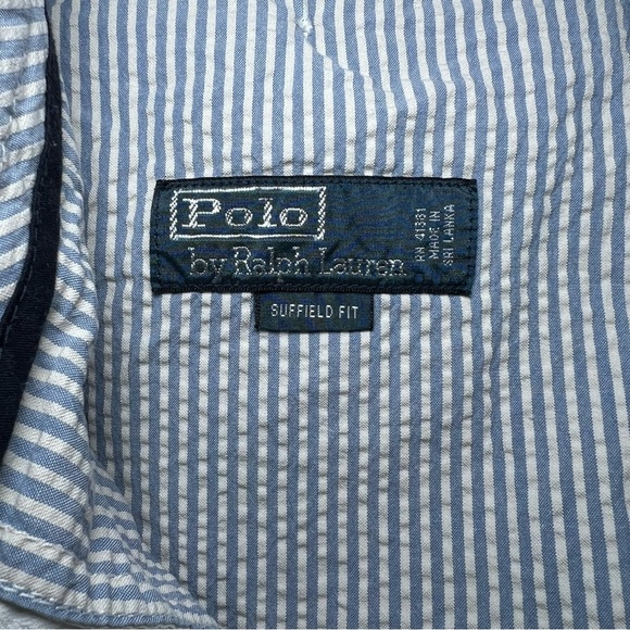 Polo by Ralph Lauren Suffield Fit Seersucker Shorts 9” Inseam - Picture 6 of 9